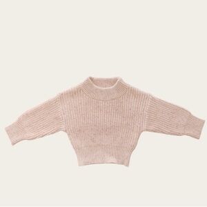 Jamie Kay Morgan Knit Sweater - Size 3T - Cameo Rose Speckle